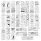 Juvale 24 Pack Color Your Own Bookmarks for Students and Kids Ages 3-14, DIY Classroom Art, 24 Book Worm Designs (2 x 6 In)